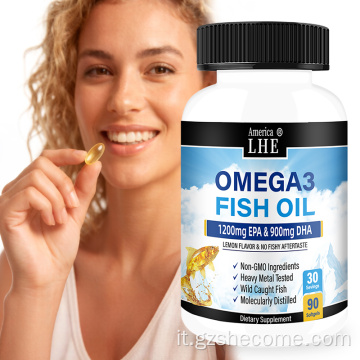 Shecome Omega 3 Softgel Olio di pesce per la salute del cuore